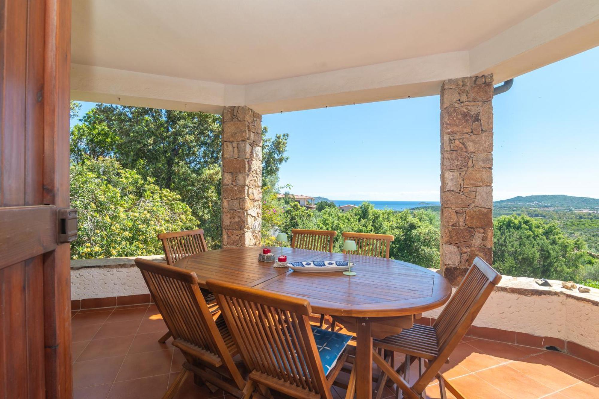 Villa Vista Mare Cala Ginepro Punta Molara Zewnętrze zdjęcie